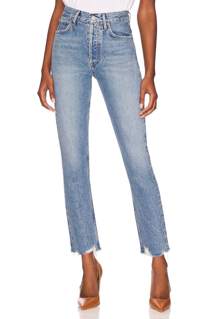 Agolde High Rise Haven Riley Denim Jeans Size 24